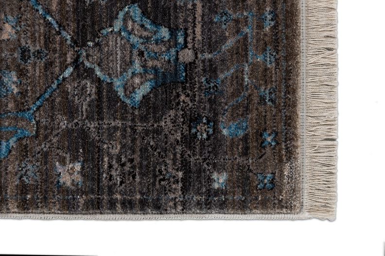 Teppich MYSTIK Grau-Blau - 160 cm x 235 cm
