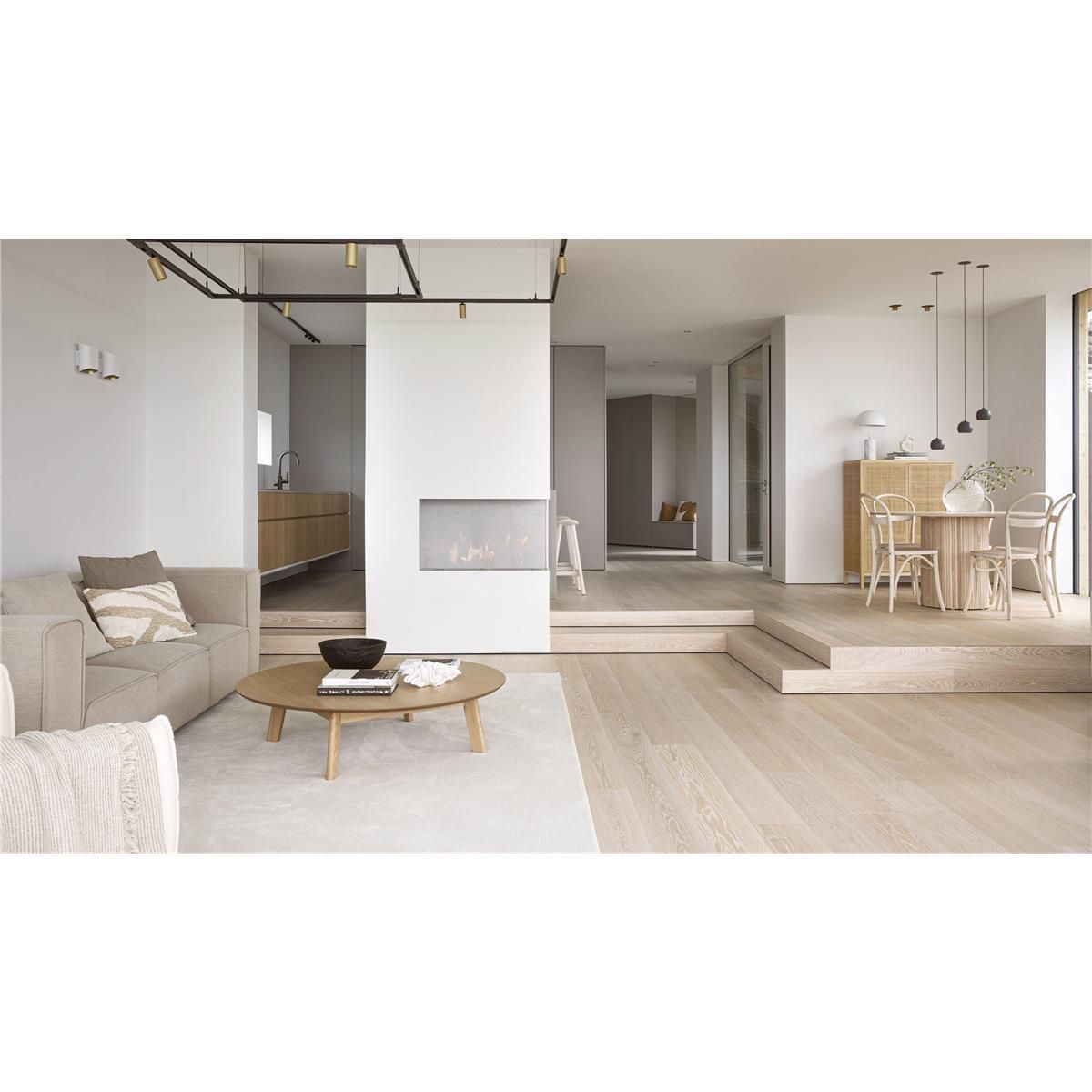 Holzboden Eiche Sand antik gebürstet 3 Stab MADRID-TB15 Planke 194 x 2281 mm