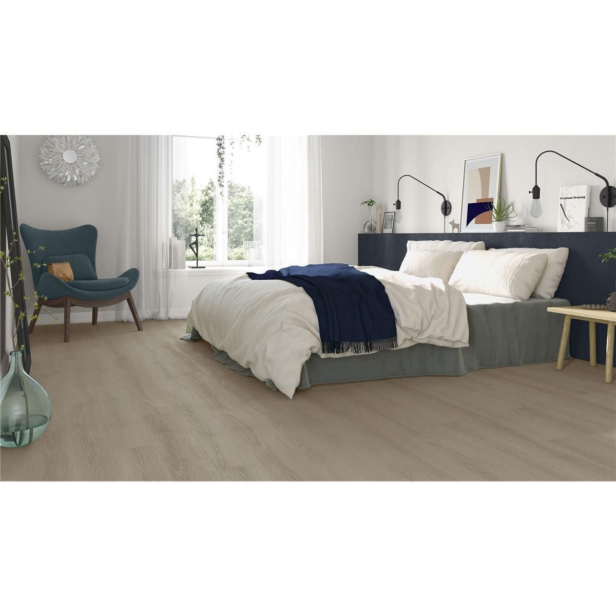 Designboden Liguria Oak NUTMEG Planke 121,3 cm x 17,8 cm - Nutzschichtdicke 0,30 mm