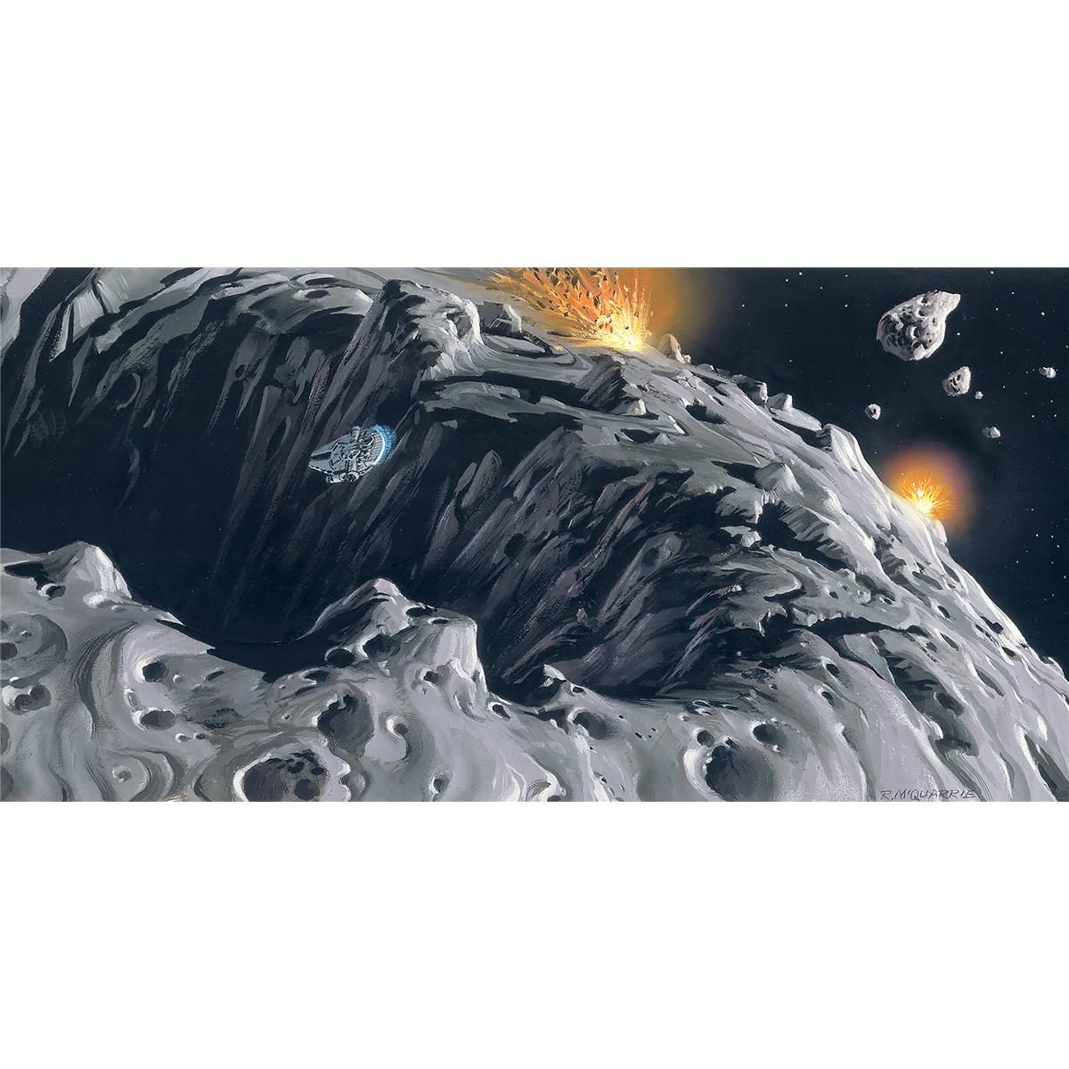 Vlies Fototapete - Star Wars Classic RMQ Asteroid - Größe 500 x 250 cm