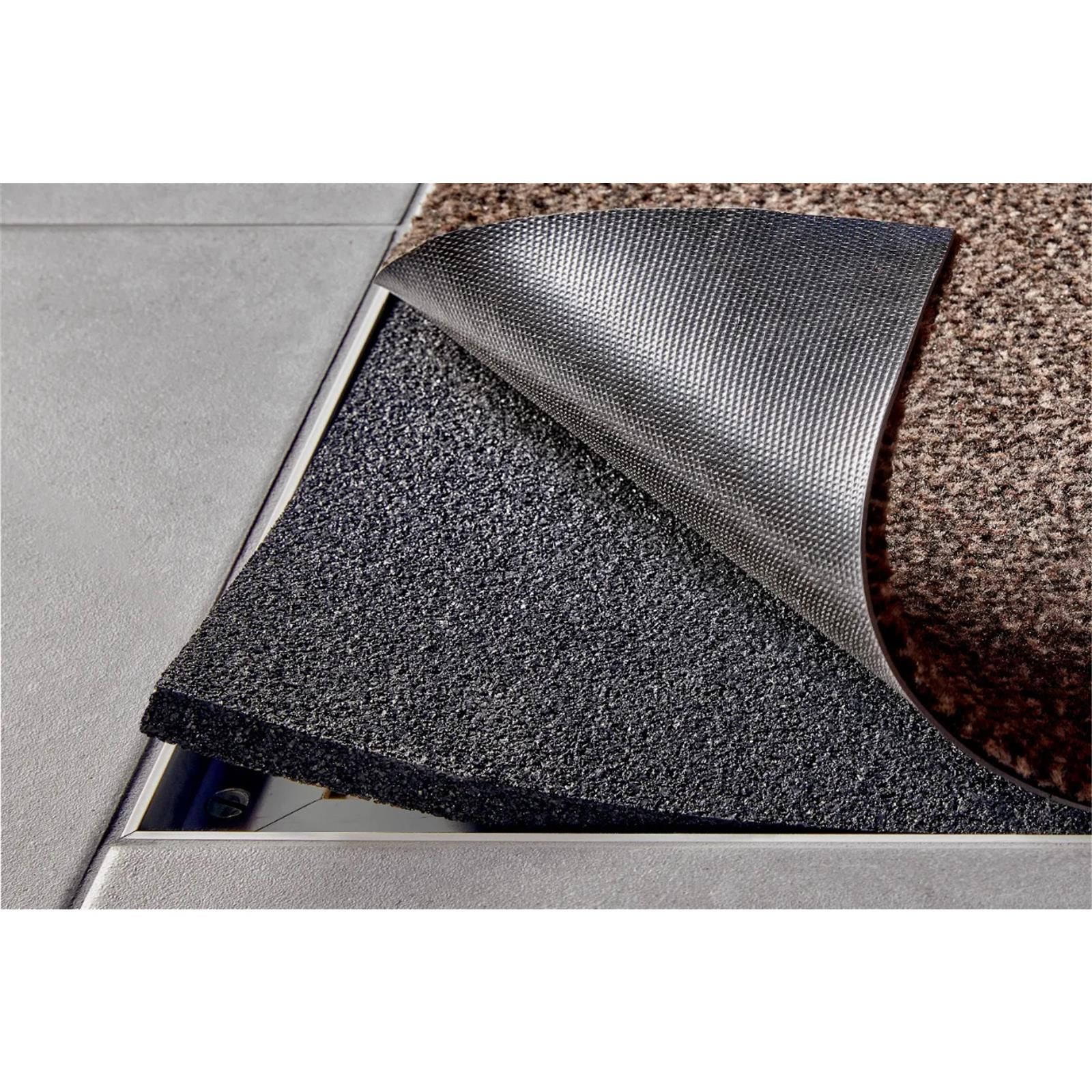 Reguliermatte für tiefverlegte Schmutzfangsysteme Schwarz  - Rollenbreite 125 cm