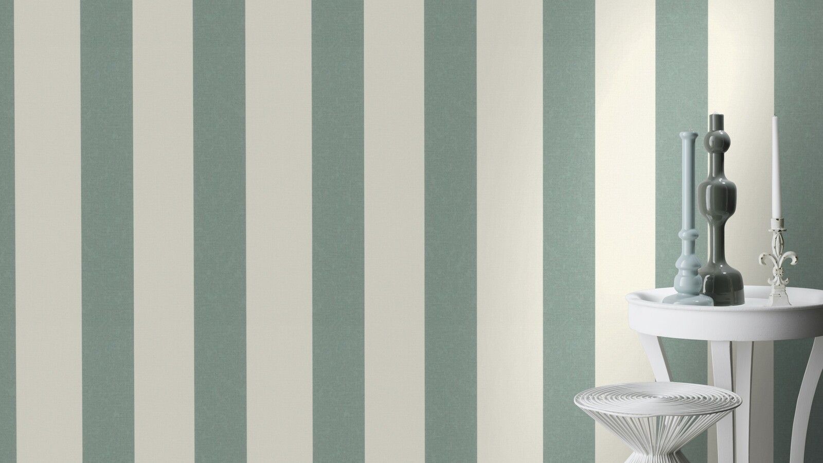 Tapete Modern universell Vinyltapete Hell Blaugrau ansatzfrei 53 cm x 10,05 m