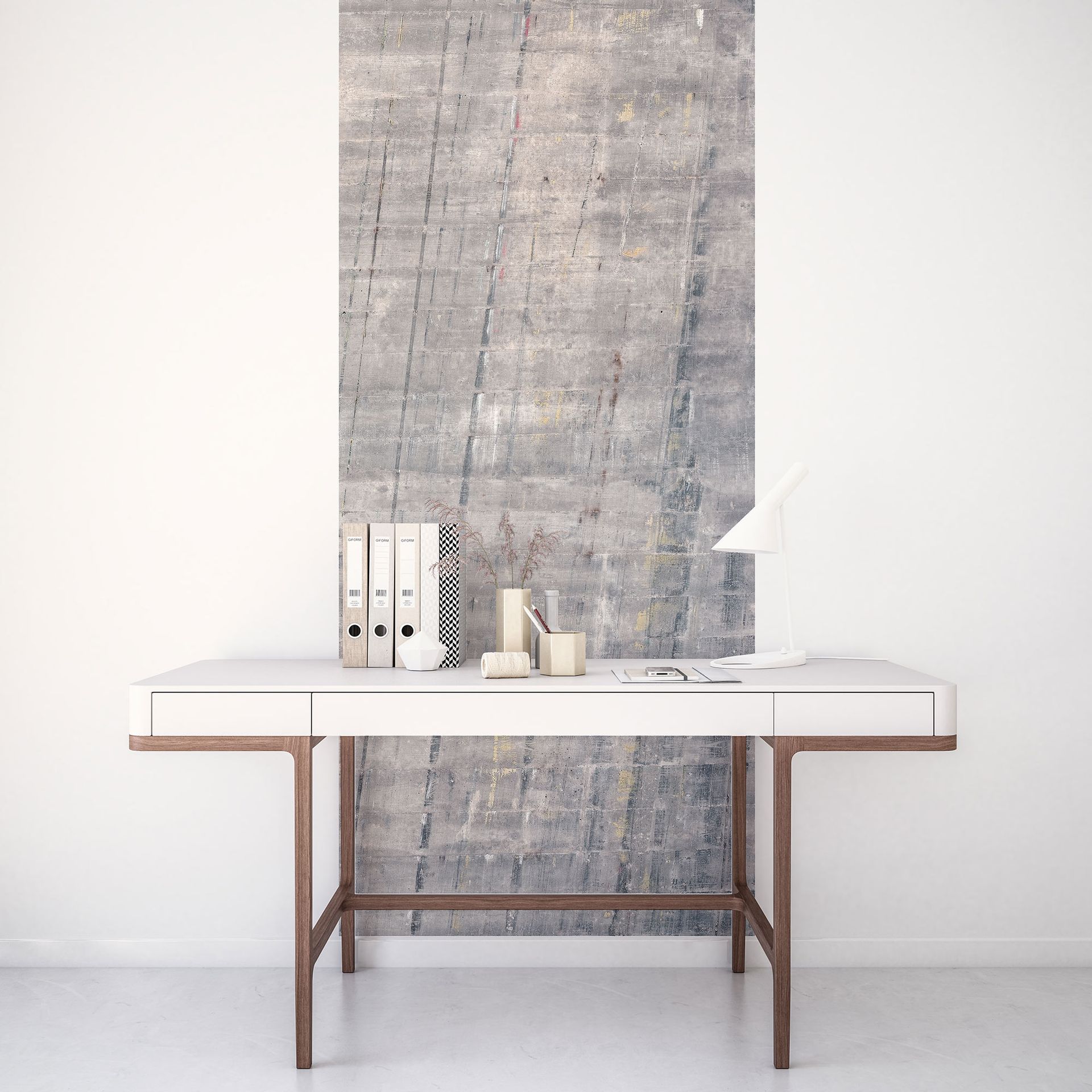 Vlies Fototapete - Concrete Panel - Größe 100 x 250 cm