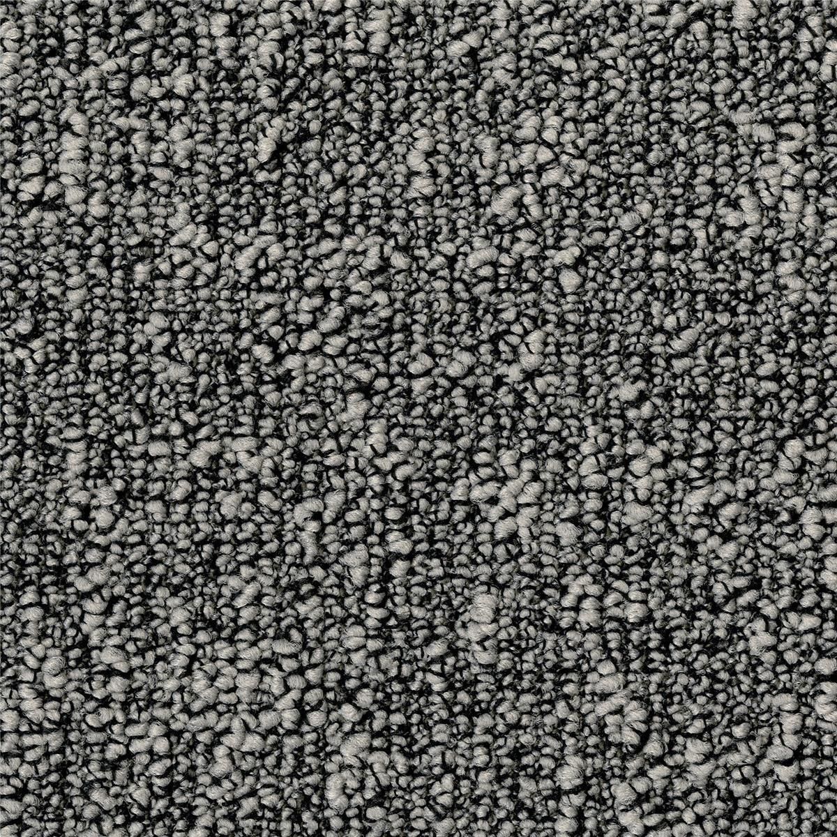 Teppichfliesen 50 x 50 cm Schlinge strukturiert Fields B751 9515 Grau Allover