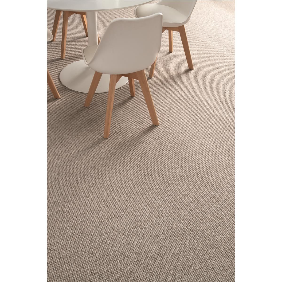 Creatuft Wellington Beige Teppichboden Jute getuftet Rollenbreite 400cm