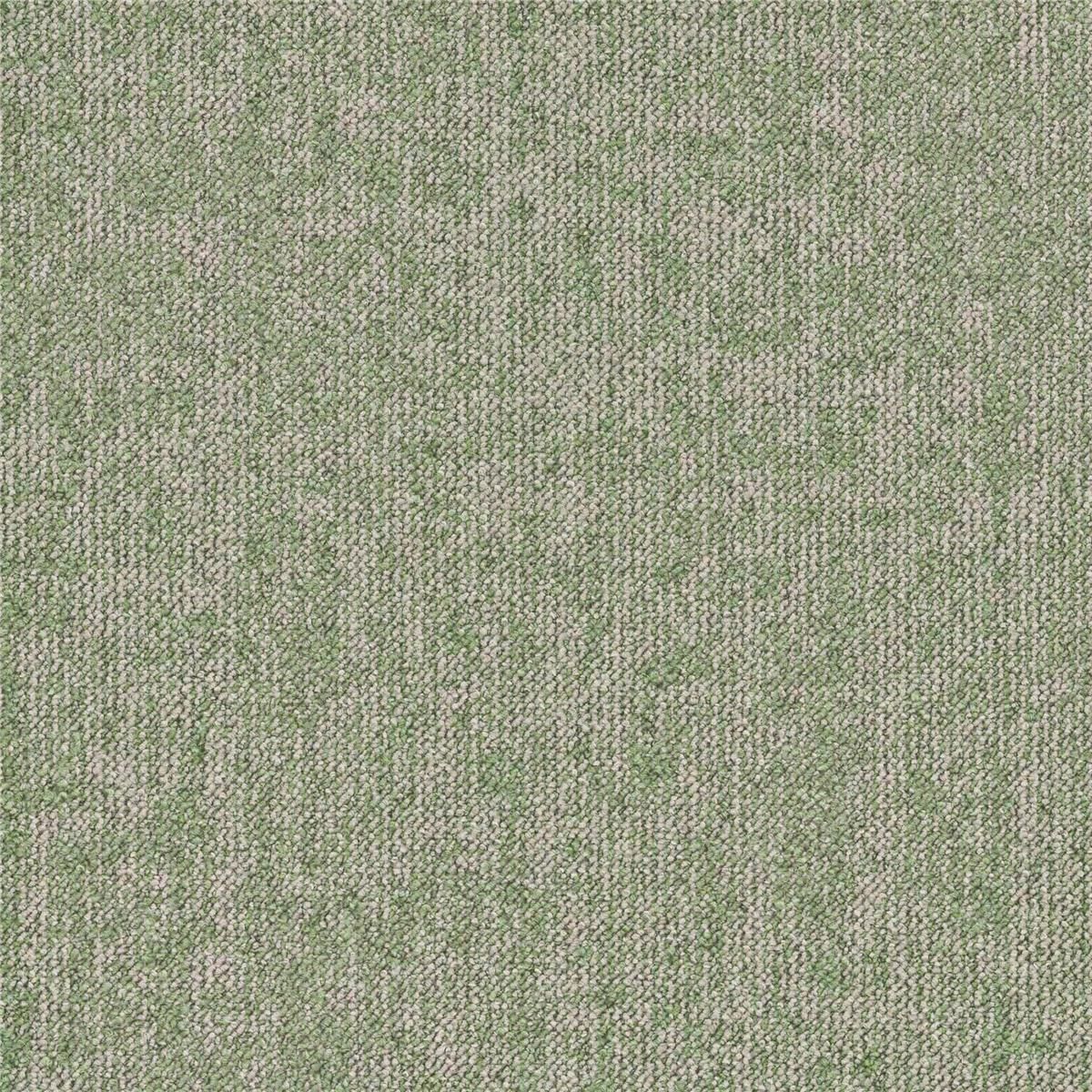 Teppichfliesen Grün 7284 Schlinge strukturiert 50 x 50 cm Essence Roots AD08 Desso