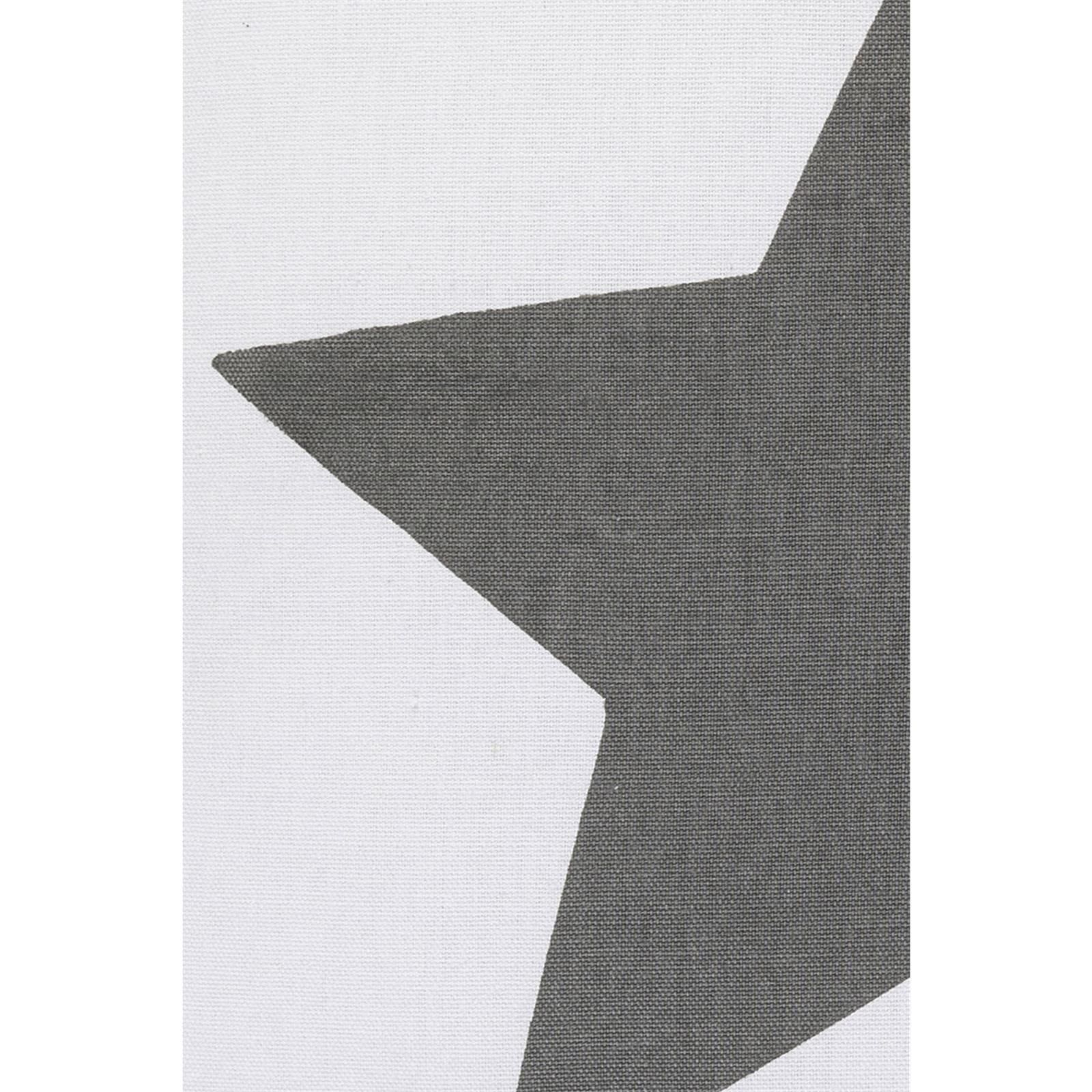 Kissen (gefüllt) KI Big Star 07 weiß-grau B:45cm L:45cm