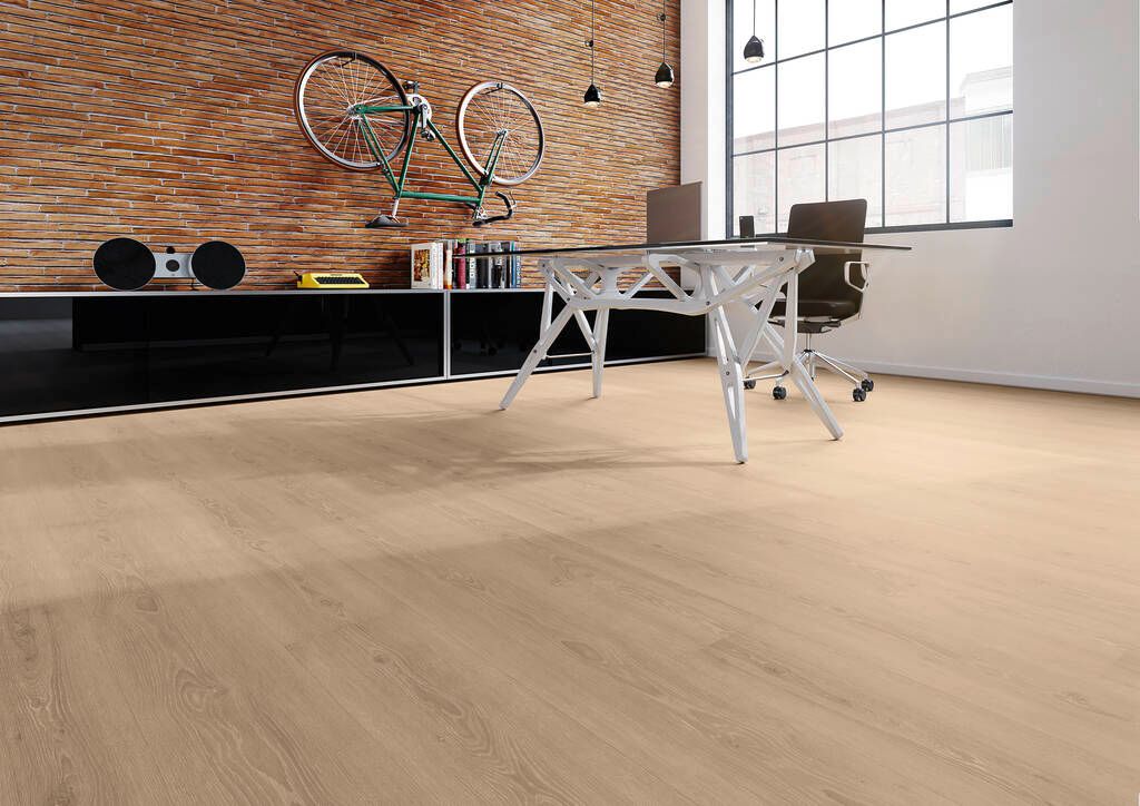 Designboden Fliese 228,6 mm x 1500 mm DESIGN 555 Dryback 5305 Perfect Beige Oak - Nutzschichtdicke 0,55 mm