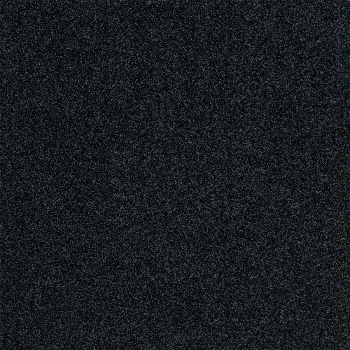 Teppichfliesen 50 x 50 cm NIZZA SL Saxony-Velours Anthrazit-Blau 770 uni