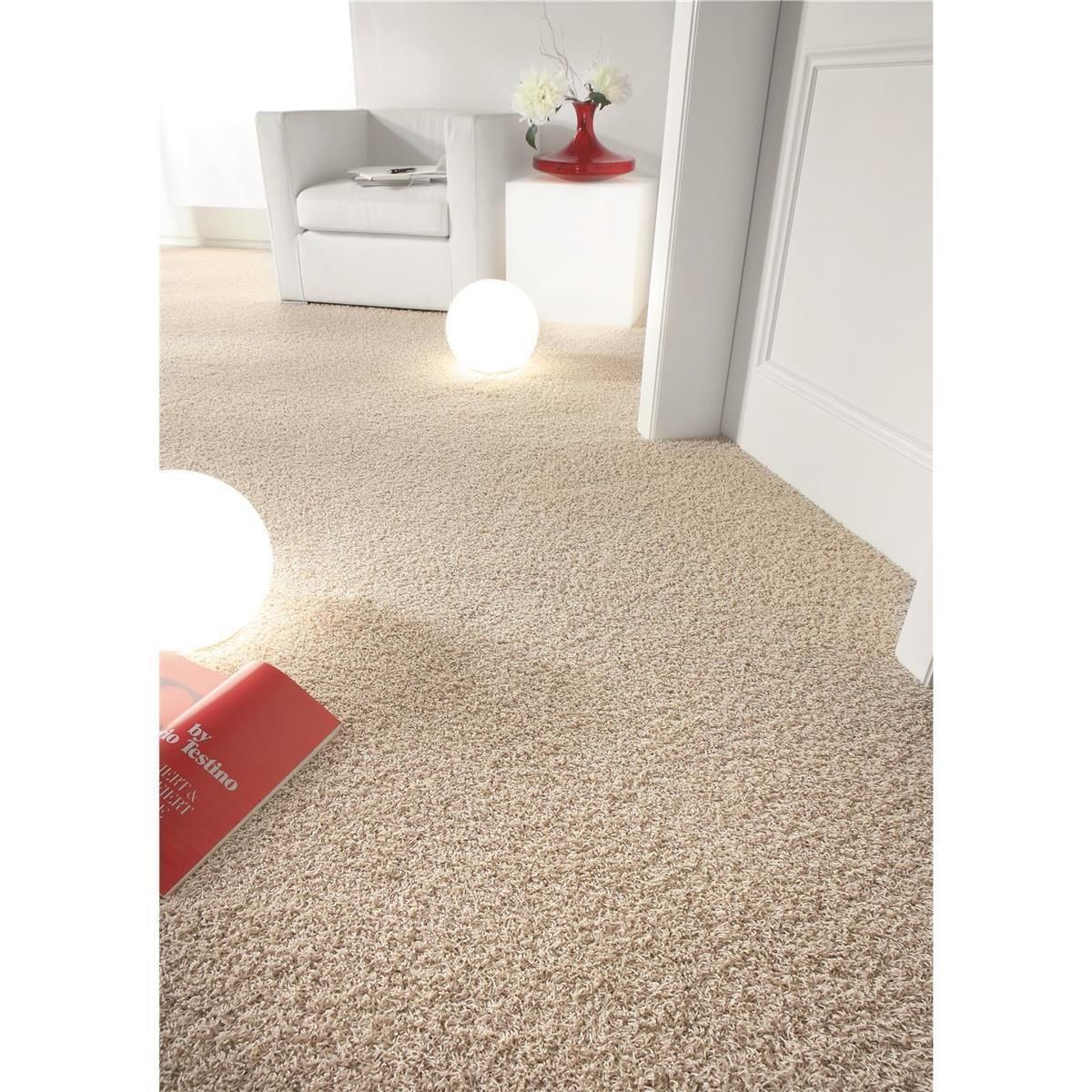 Teppichfliesen 25 x 100 cm selbsthaftend INFLOOR-GIRLOON Cottel-MO Grün 445 meliert