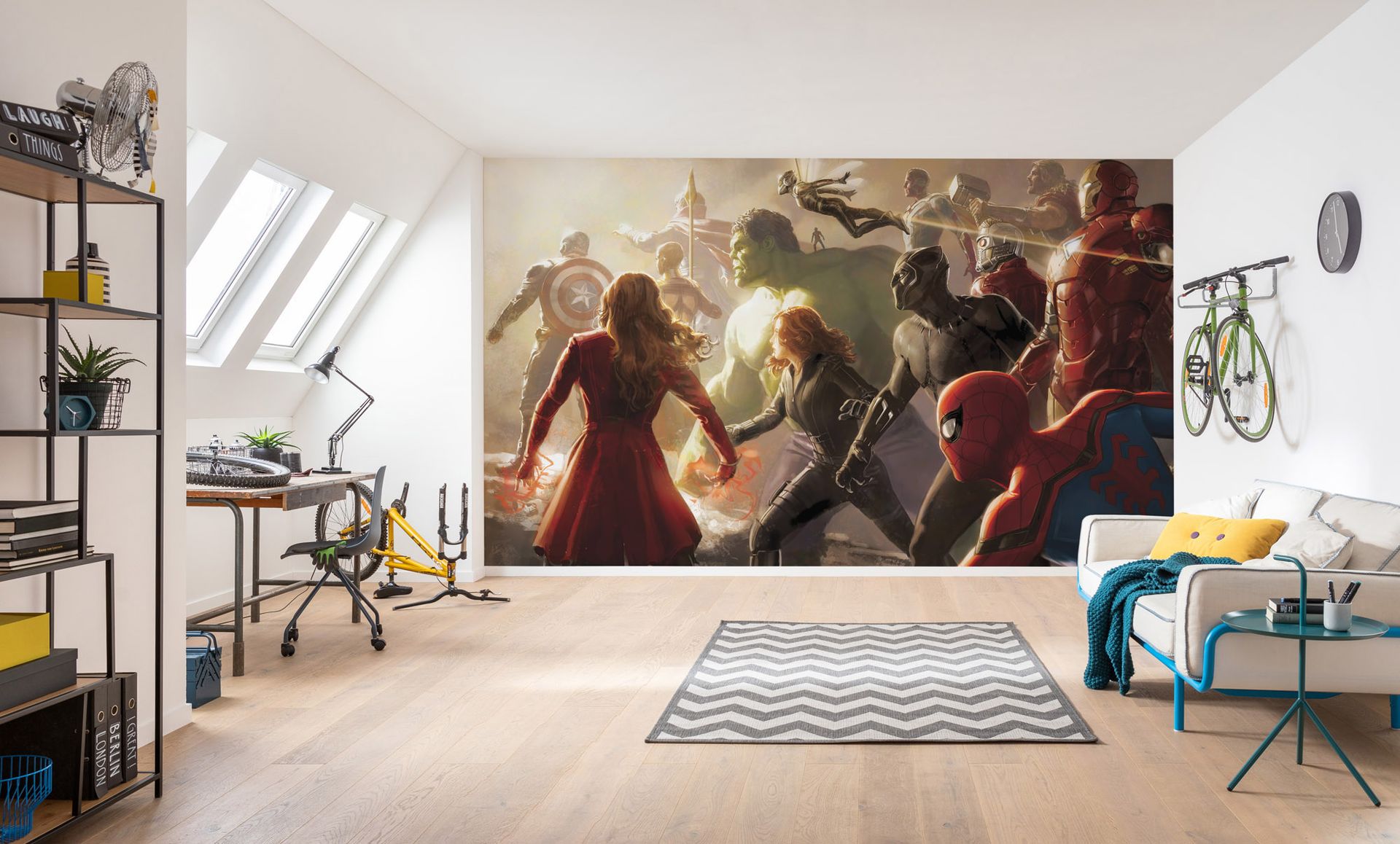 Vlies Fototapete - Avengers Final Battle - Größe 500 x 280 cm
