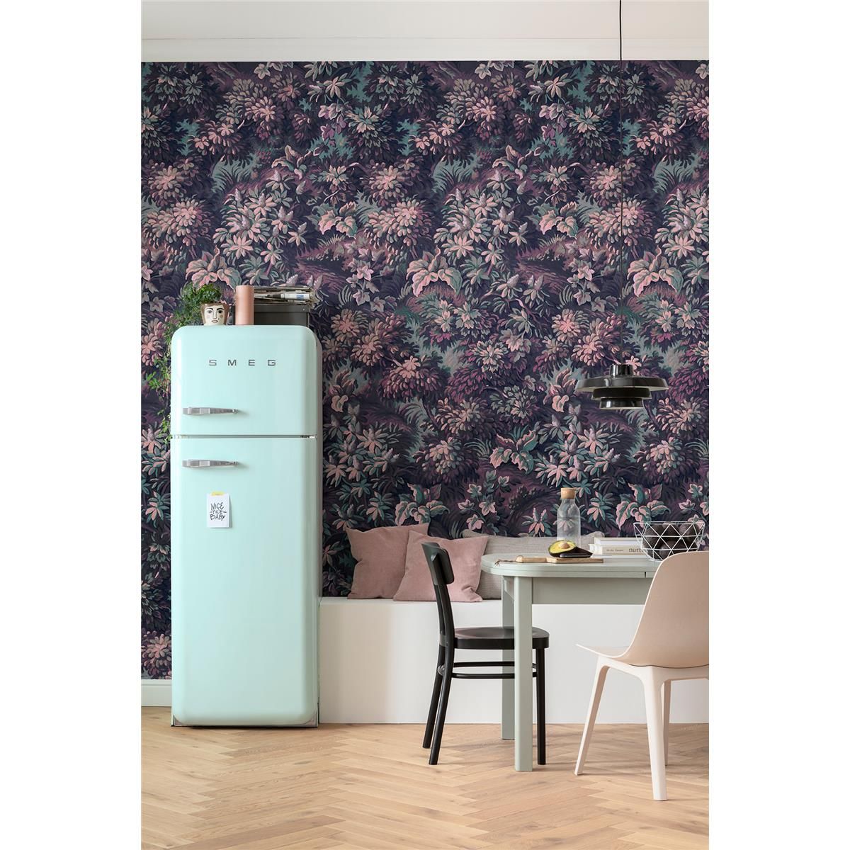 Vlies Fototapete - Botanique Aubergine - Größe 300 x 280 cm