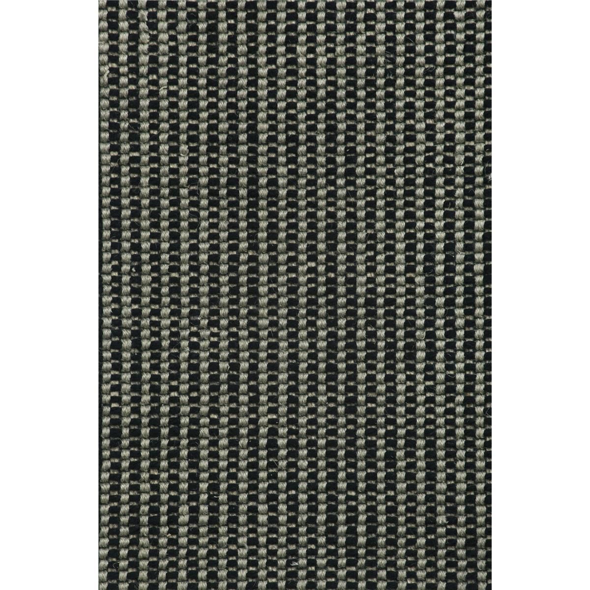Creatuft Flanders Schwarz Teppichboden Jute Flaches Gewebe getuftet Rollenbreite 400cm