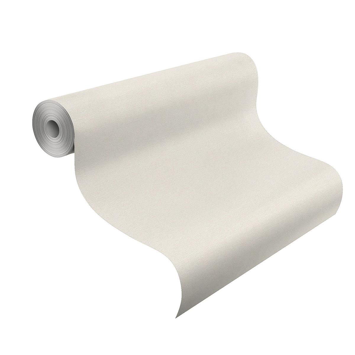 Tapete Basic universell Vinyltapete Hellbeige ansatzfrei 53 cm x 10,05 m