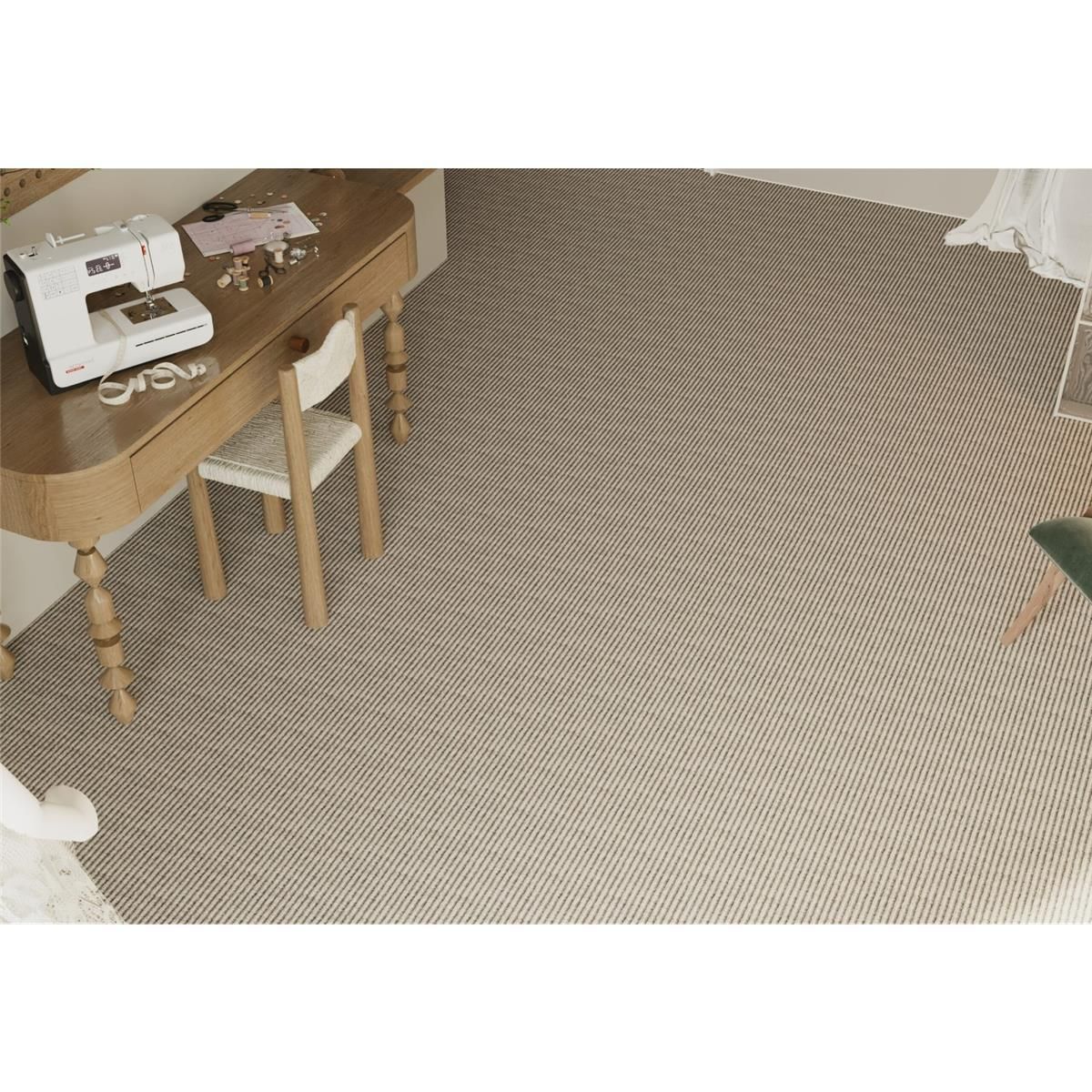 Teppichboden Bouclé Sandstein 3886 Delta ITC uni - Rollenbreite 400 cm