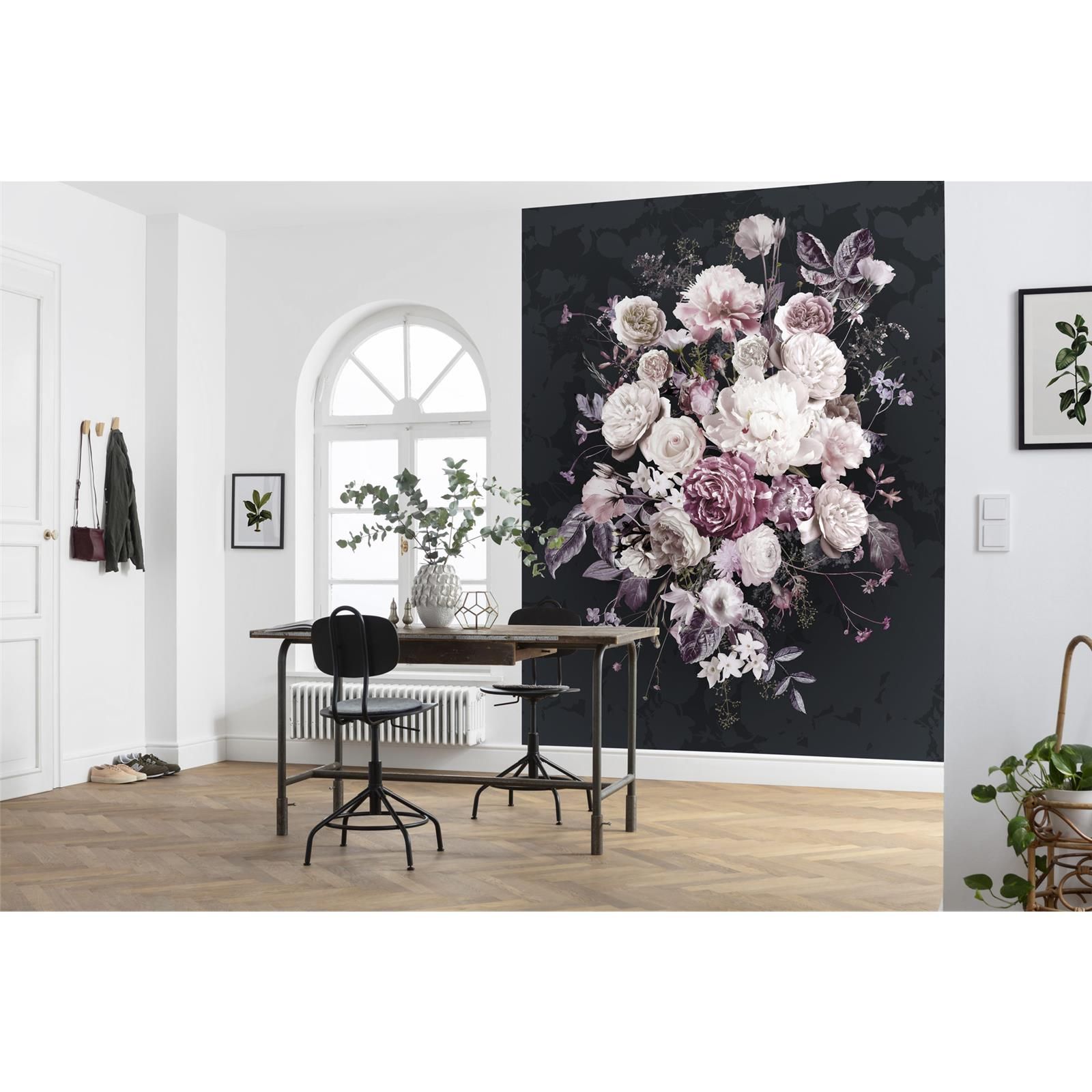 Vlies Fototapete - Bouquet Noir  - Größe 200 x 250 cm