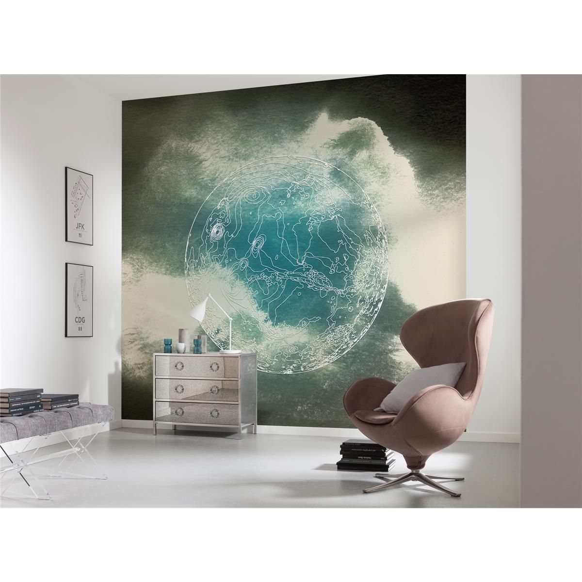Vlies Fototapete - Surreal Planet - Größe 300 x 280 cm