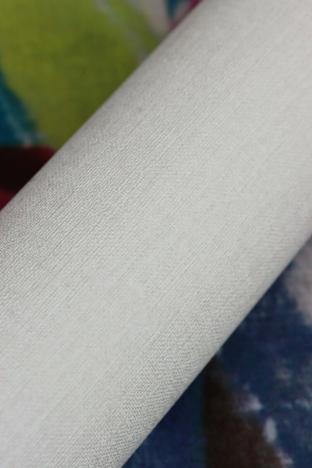 Tapete Basic universell Vinyltapete Hellbeige ansatzfrei 53 cm x 10,05 m