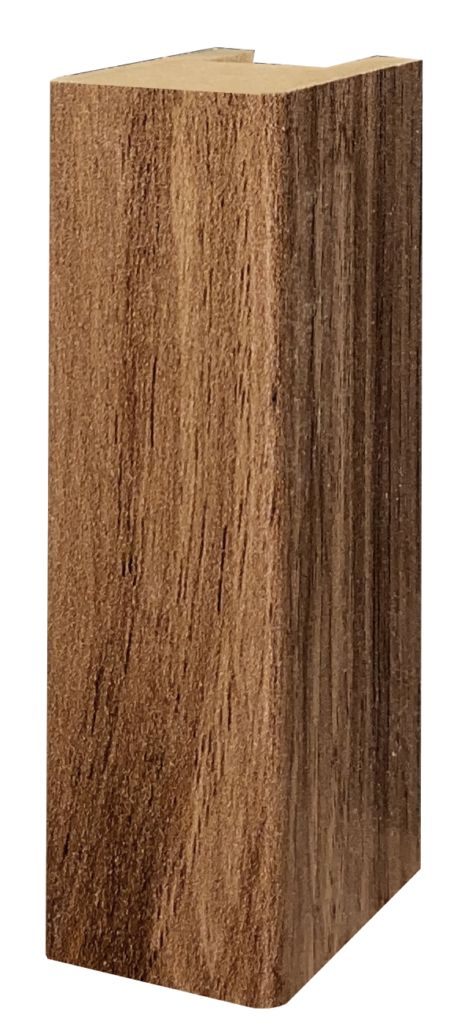 Wand- Akustikpaneel Walnuss Trapez mit 6 Lamellen V1 B/H 48,4 cm / 275 cm