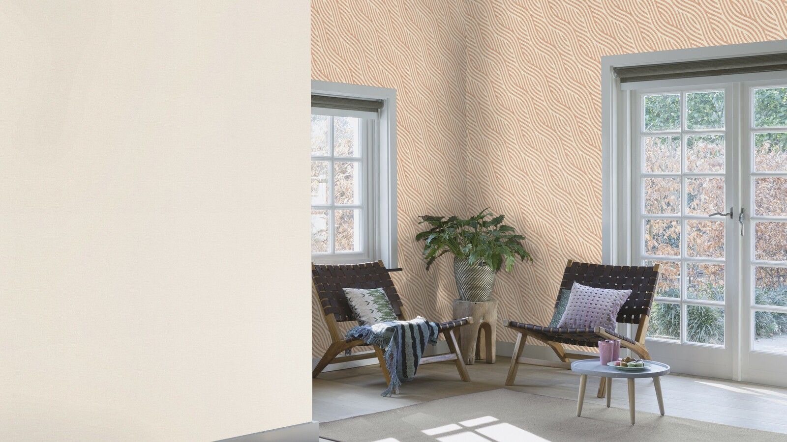 Tapete Basic universell Vinyltapete Beige ansatzfrei 53 cm x 10,05 m