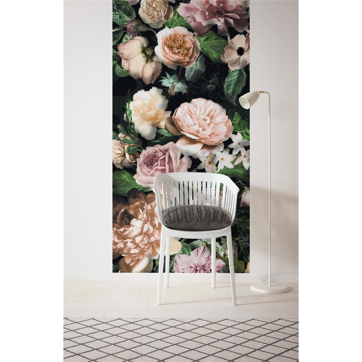 Vlies Fototapete - Victoria Black Panel - Größe 100 x 250 cm