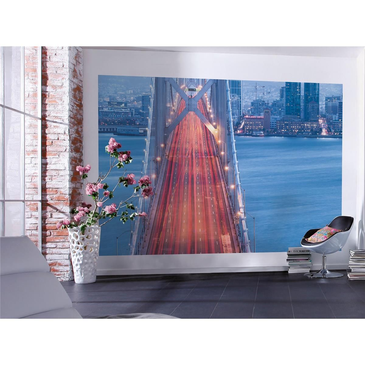 Vlies Fototapete - San Francisco Blues - Größe 300 x 200 cm
