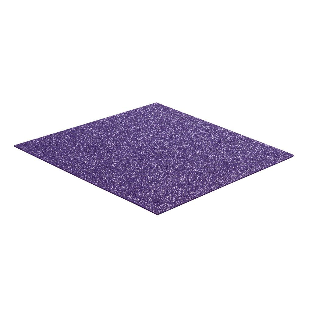 Messeboden flacher Nadelvlies mit Pailetten EXPOGLITTER Violet 0939 ohne Schutzfolie - Rollenbreite 200 cm