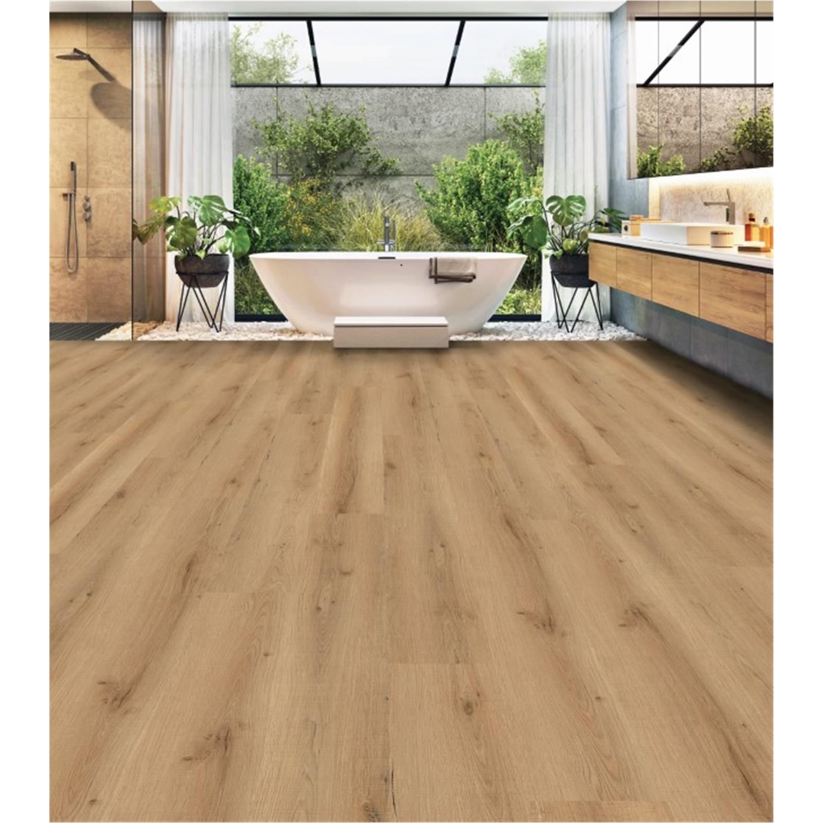 Designvinylboden zum Klicken Vinylan Hydro Japaneiche Planke 123,5 cm x 23 cm  - Nutzschichtdicke 0,3 mm