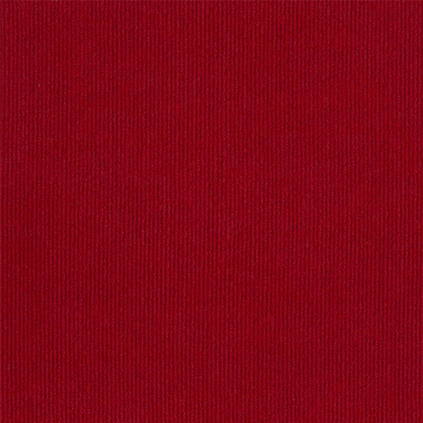 Teppichfliesen 50 x 50 cm TREND SL Grobcord-Rippe Kirschrot 320 uni