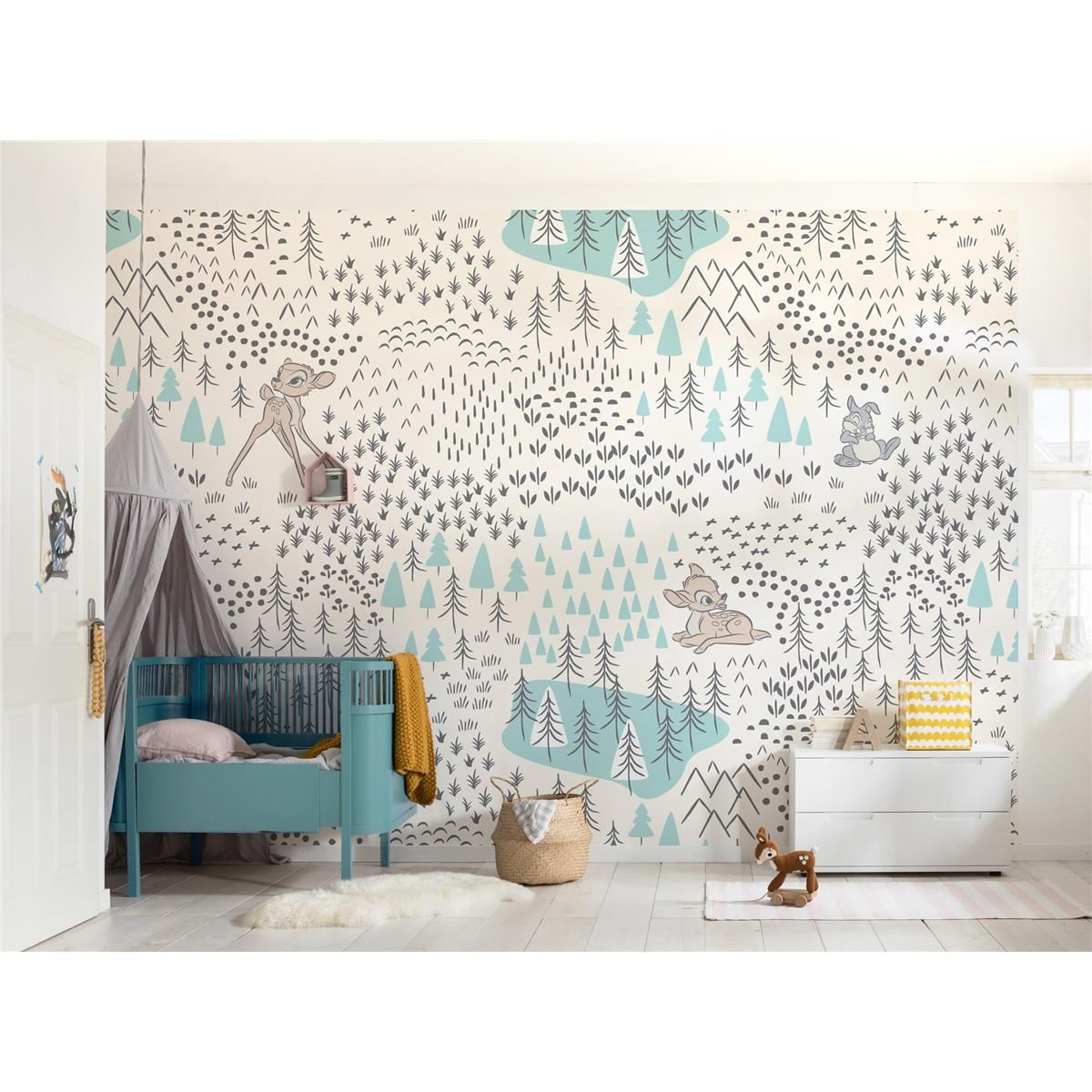 Vlies Fototapete - Bambi Woodland - Größe 400 x 280 cm
