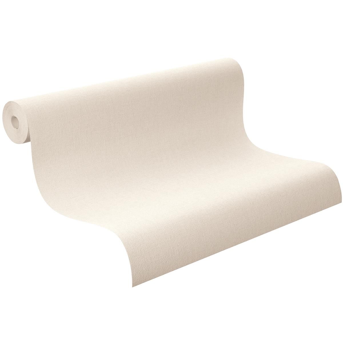 Tapete Basic universell Vinyltapete Hellbeige ansatzfrei 53 cm x 10,05 m