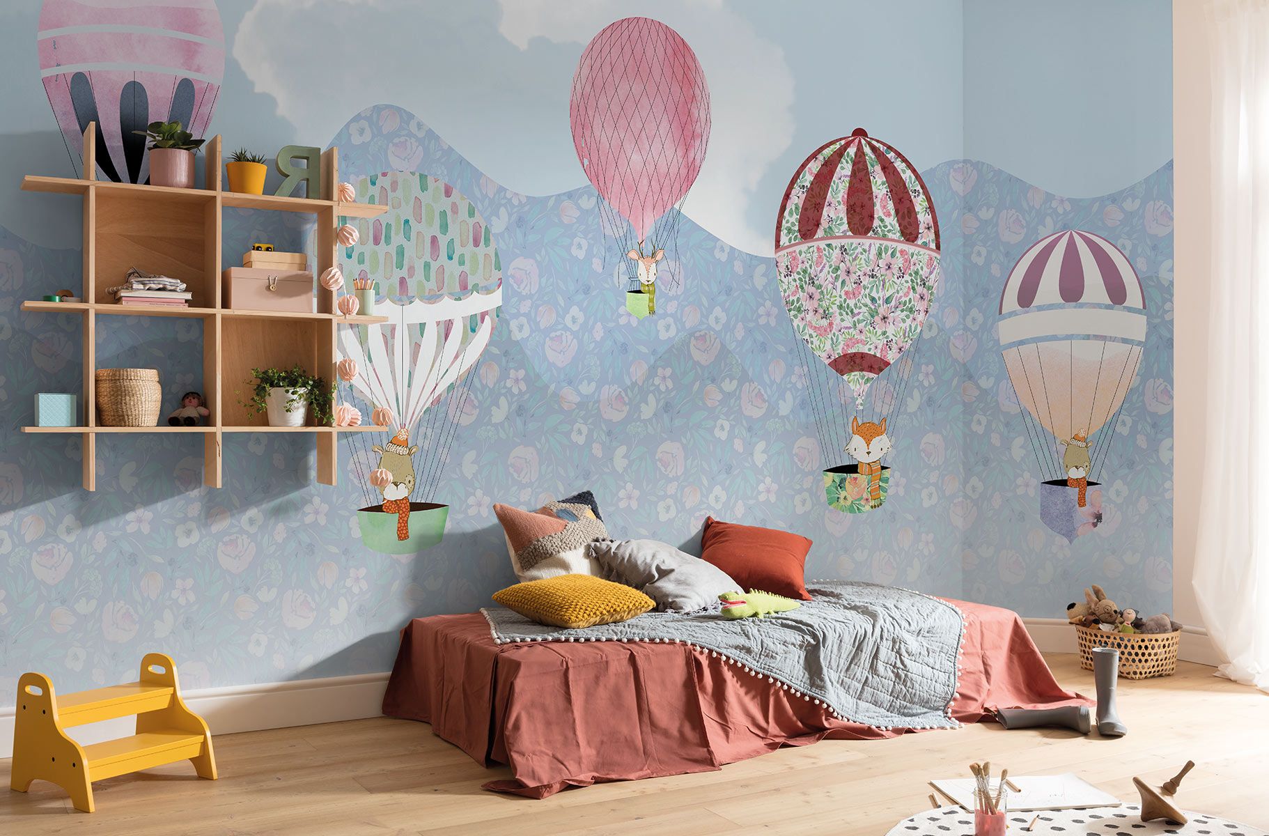 Vlies Fototapete - Happy Balloon - Größe 500 x 250 cm