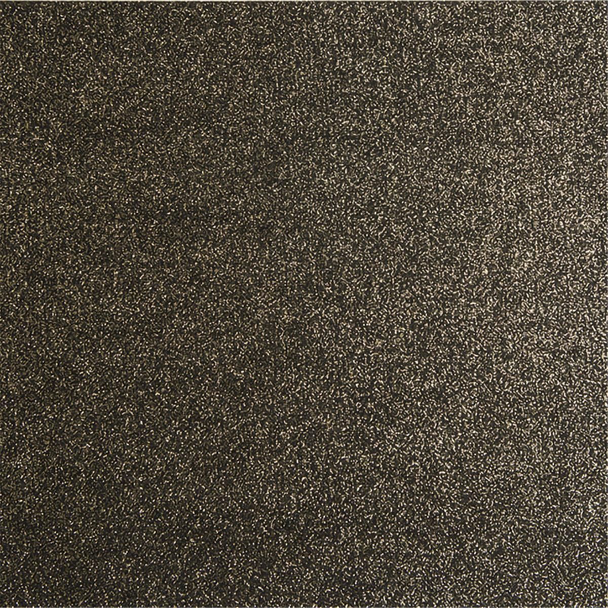 Messeboden Flacher-Nadelvlies-mit-Pailetten EXPOGLITTER Black & Gold 1910 ohne Schutzfolie - Rollenbreite 200 cm