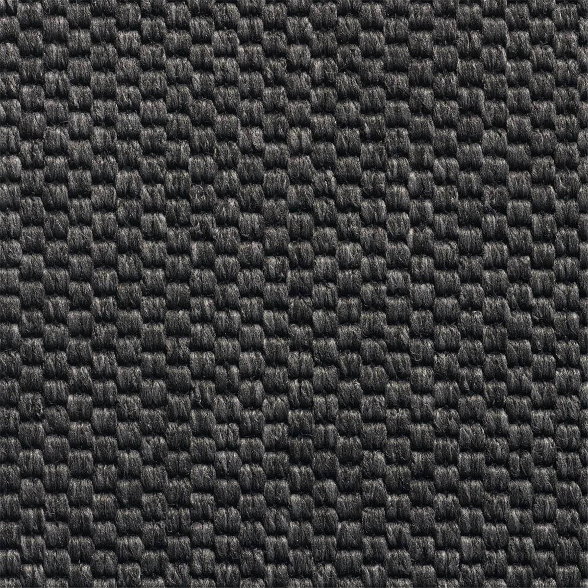 Teppichboden Gewebt Schwarz 3427 Lima ITC uni - Rollenbreite 400 cm
