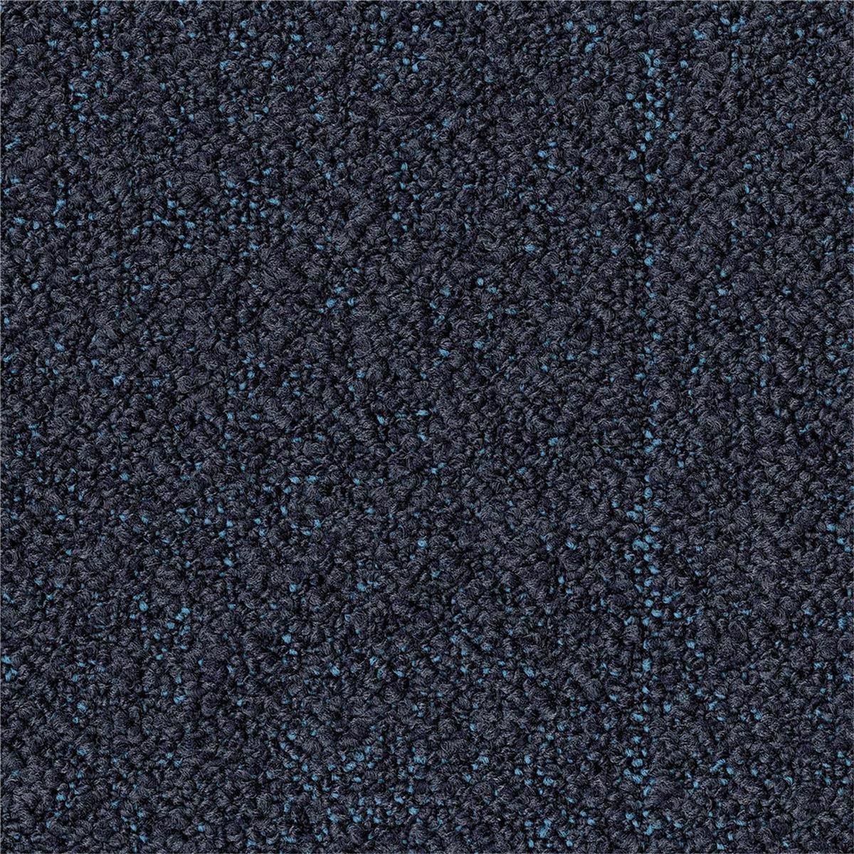 Teppichfliesen 50 x 50 cm Schlinge Iconic AA23 8911 Blau Textur