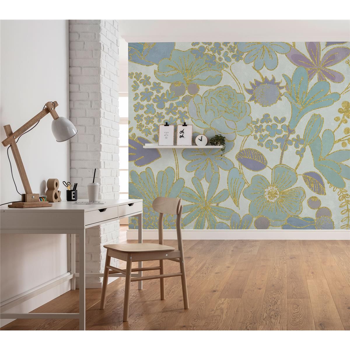 Vlies Fototapete - Groovy Bloom - Größe 300 x 250 cm