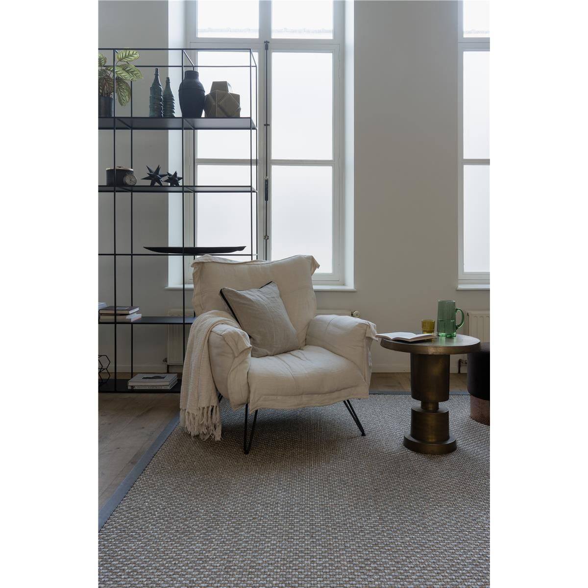Tasibel Sisal Teppichboden Beige Sapphire Rollenbreite 400 cm