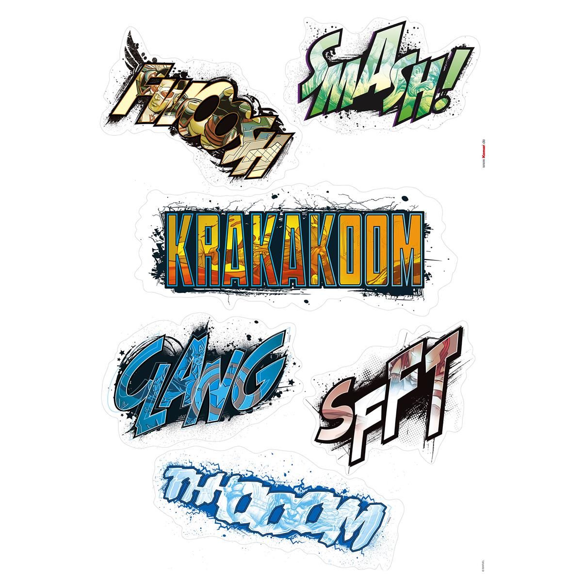 Wandtattoo - Avengers Sounds  - Größe 50 x 70 cm