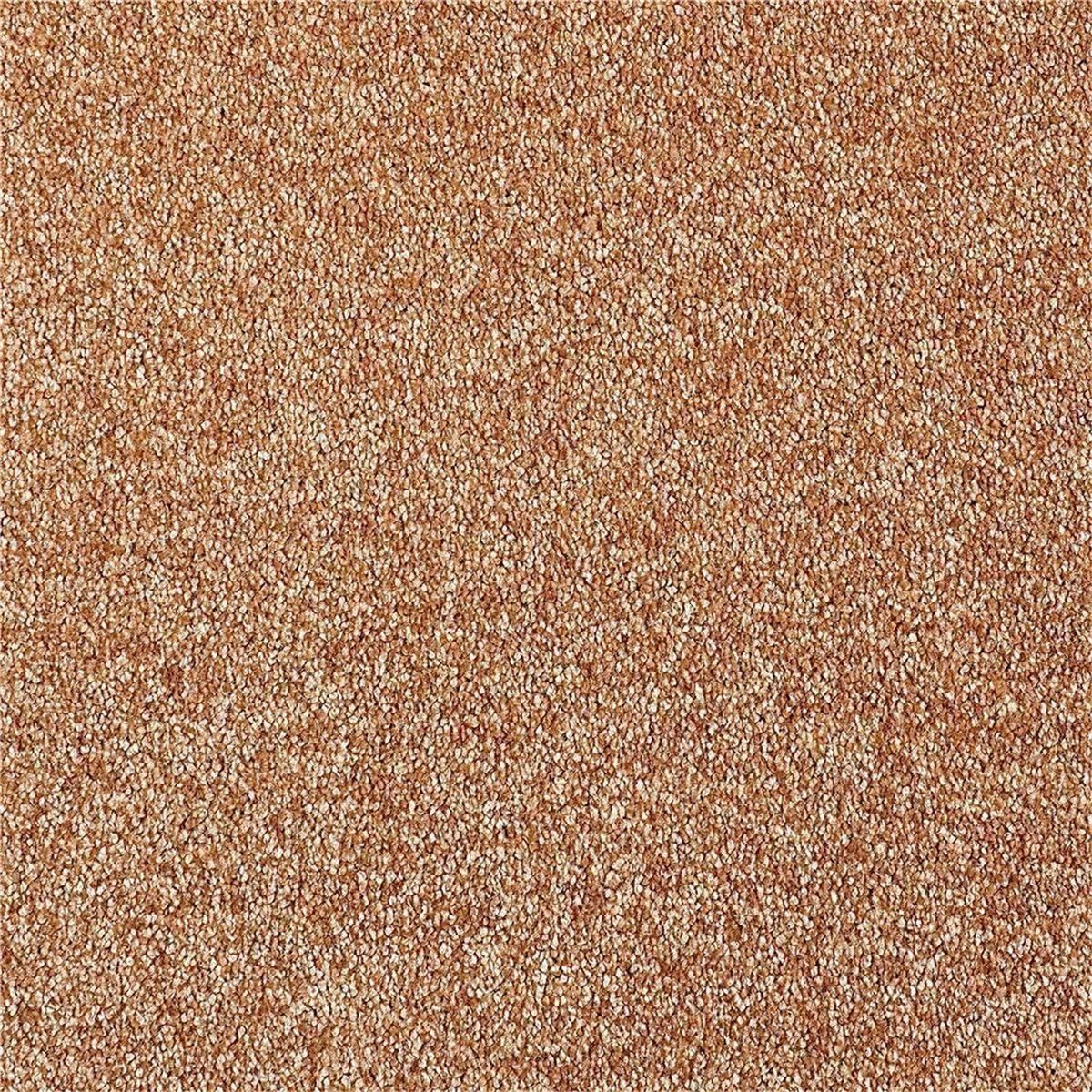 Teppichfliesen 25 x 100 cm selbsthaftend INFLOOR-GIRLOON Couture/Shine Braun 231 uni