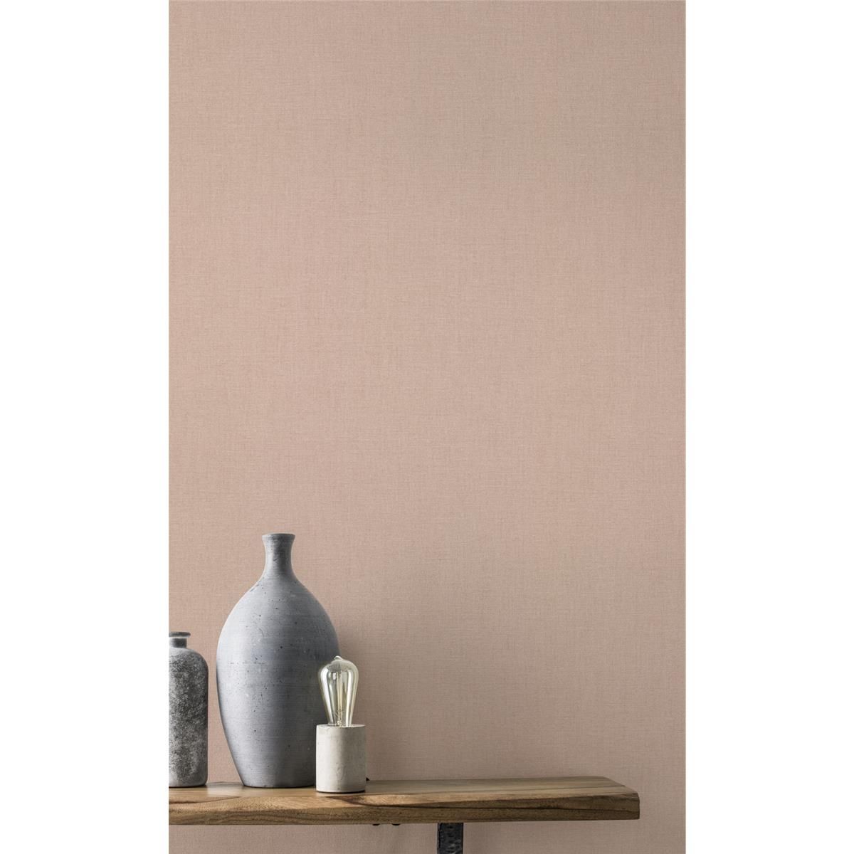 Tapete Basic universell Vinyltapete Rotbeige ansatzfrei 53 cm x 10,05 m