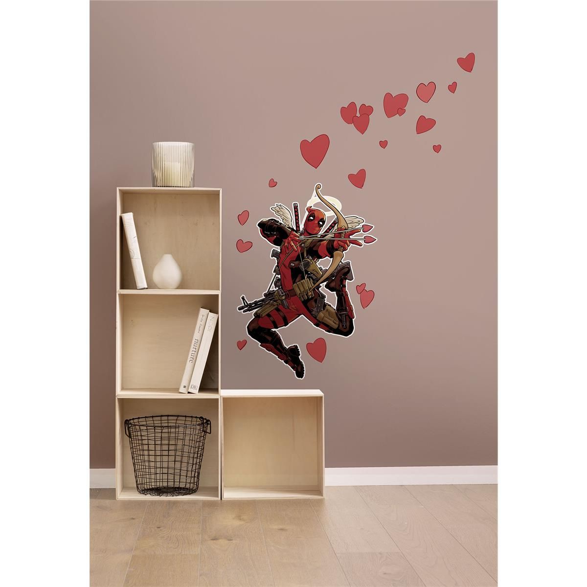 Wandtattoo - Deadpool Lovepool  - Größe 50 x 70 cm