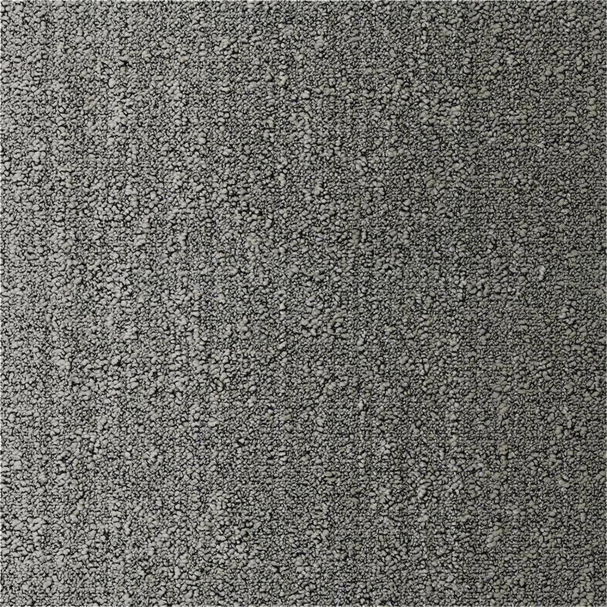 Teppichfliesen 50 x 50 cm Schlinge strukturiert Fuse B755 9096 Grau Textur