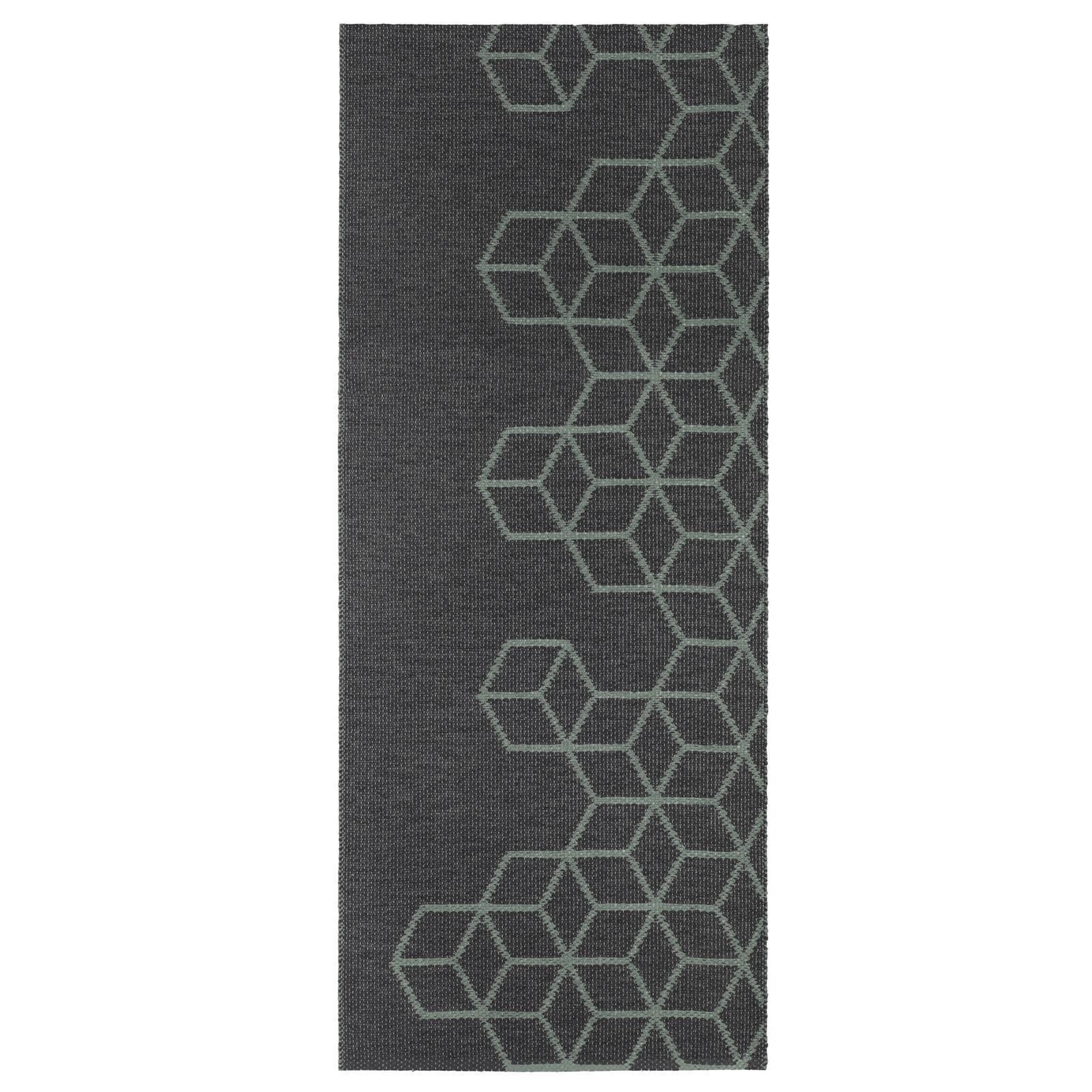 Teppich Swedy MAIA V3 Dunkelgrau-Grün - 60 cm x 200 cm