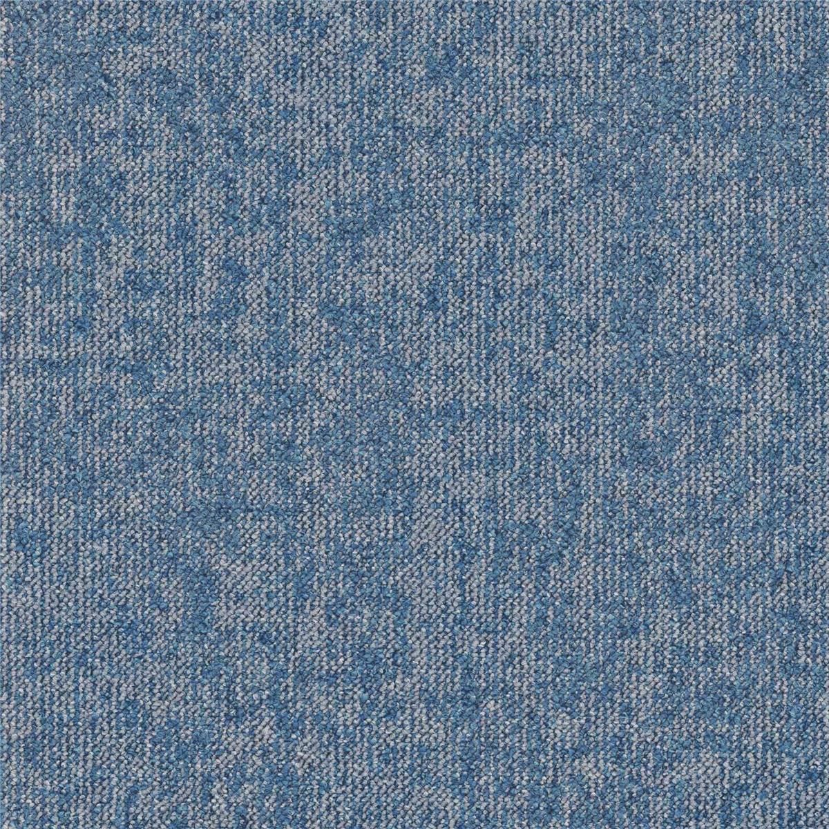 Teppichfliesen Blau 8913 Schlinge strukturiert 50 x 50 cm Essence Roots AD08 Desso
