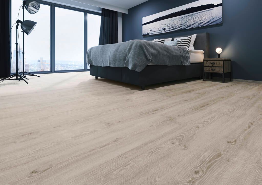Designboden Fliese 228,6 mm x 1500 mm DESIGN 555 Dryback 5303 Perfect Grey Oak - Nutzschichtdicke 0,55 mm