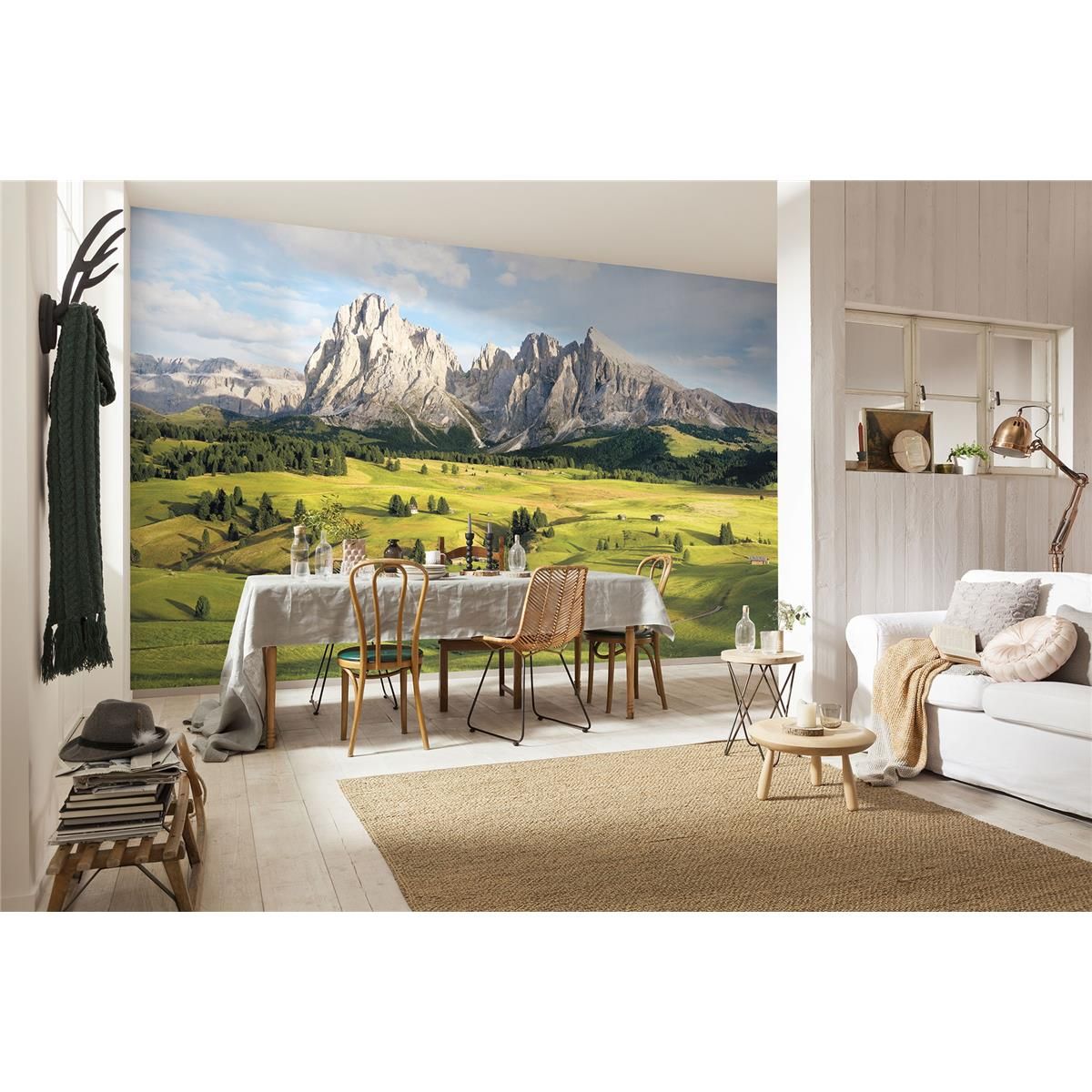Vlies Fototapete - Alpen - Größe 400 x 250 cm