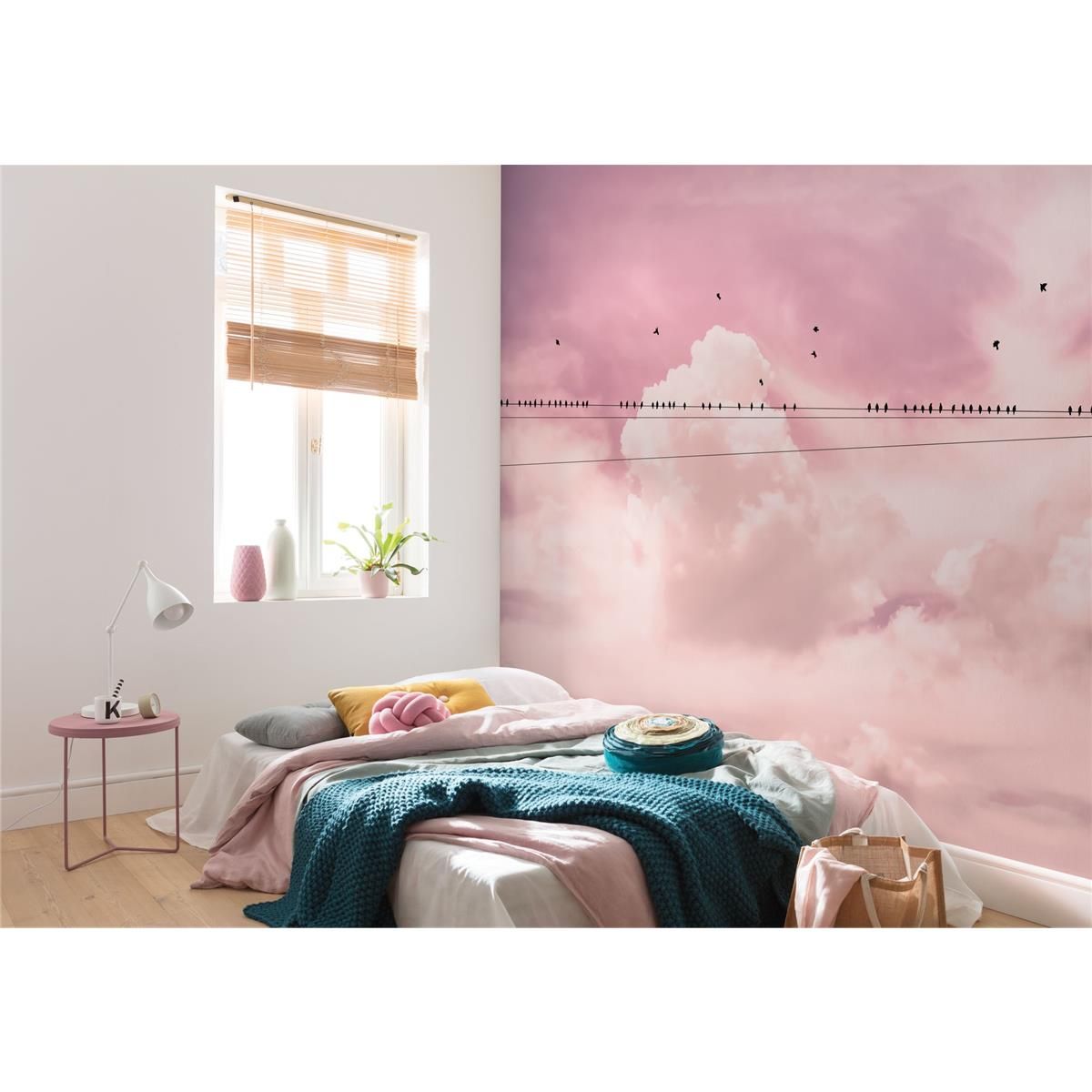 Vlies Fototapete - Cloud Wire - Größe 400 x 250 cm