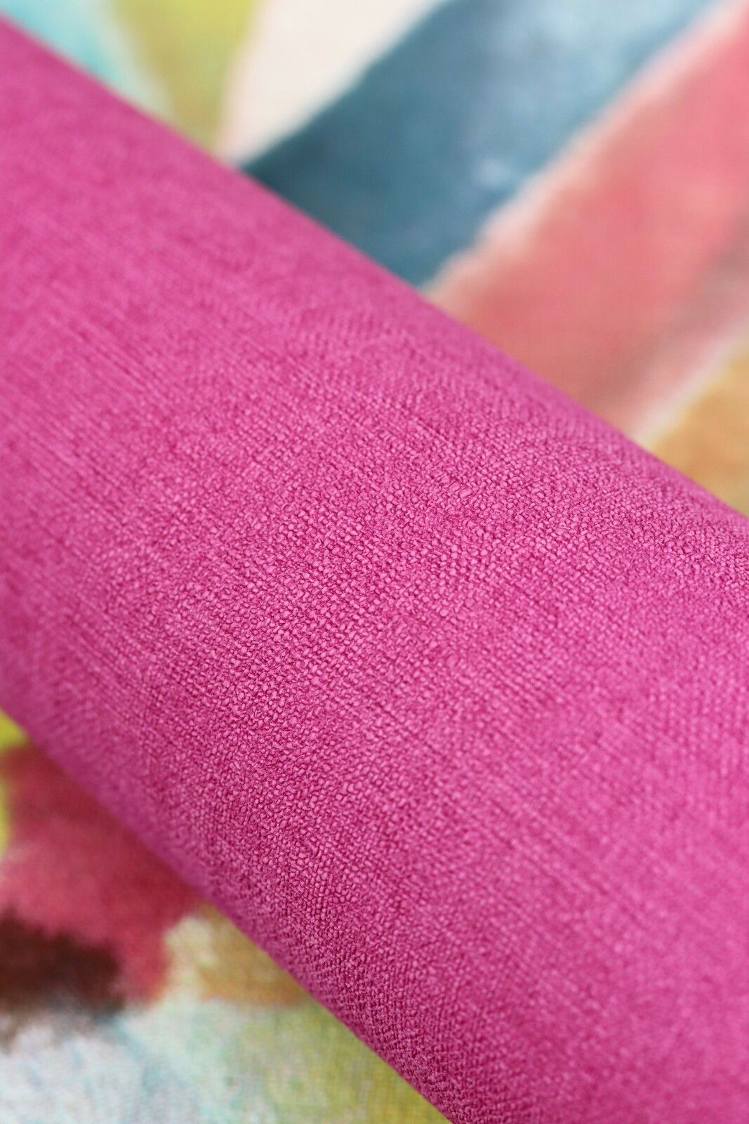 Tapete Basic universell Vinyltapete Pink ansatzfrei 53 cm x 10,05 m