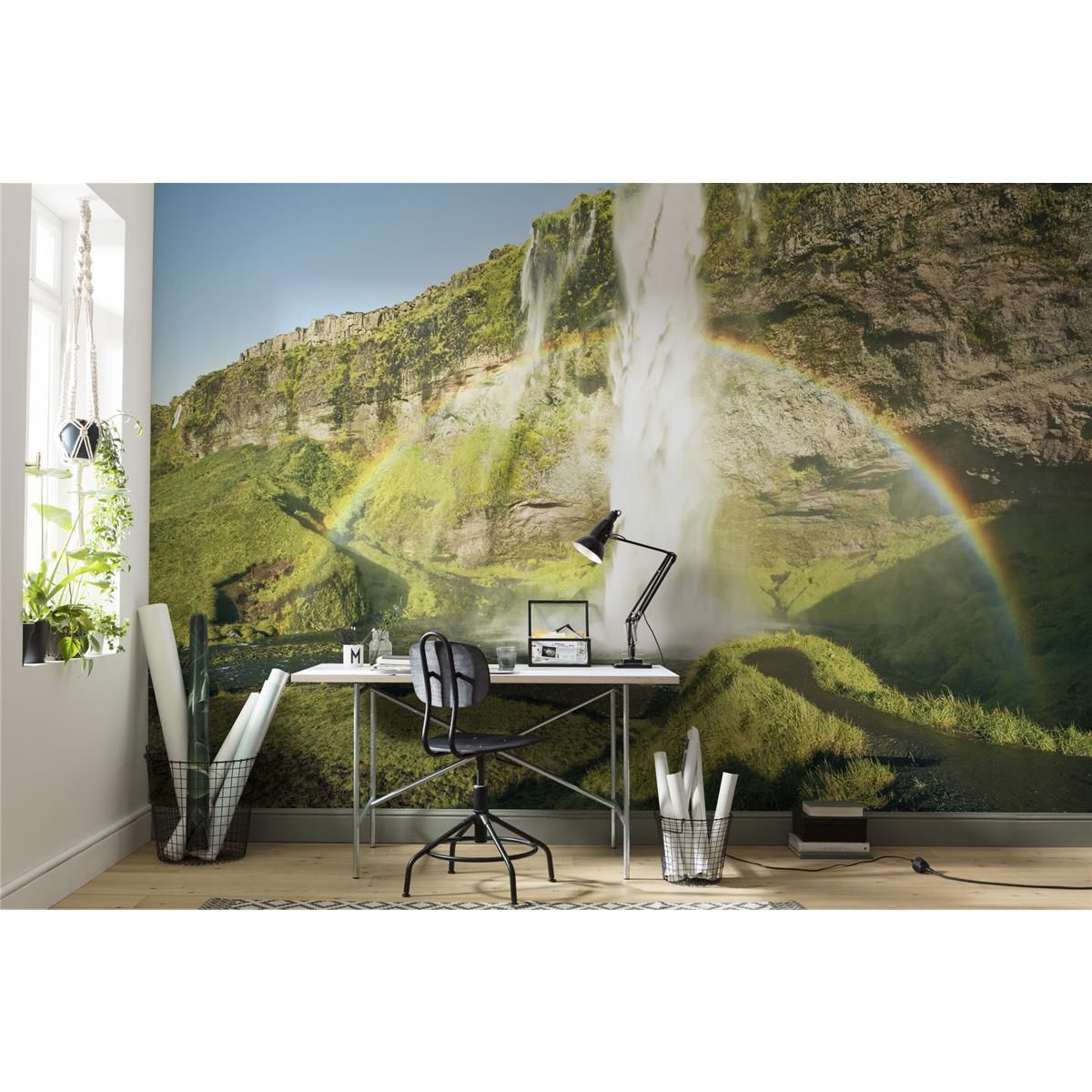 Vlies Fototapete - Power of Iceland - Größe 450 x 280 cm