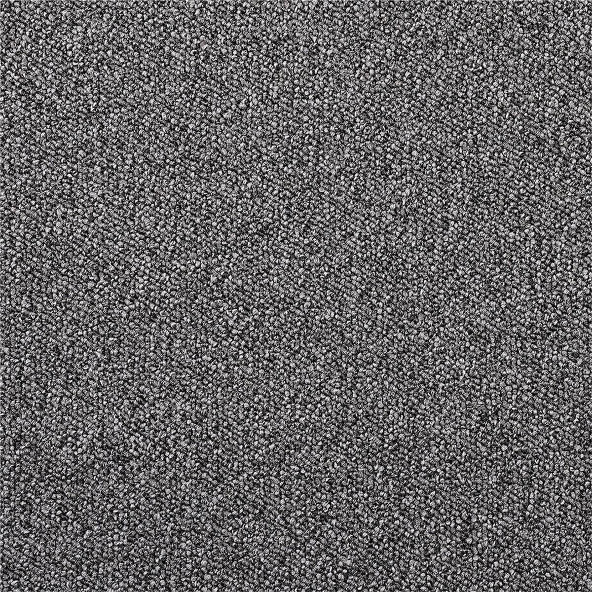 Teppichboden Infloor-Girloon Compact Schlinge Grau 565 meliert - Rollenbreite 400 cm